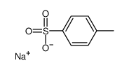 Sodium 4-methylbenzenesulfonate Structure