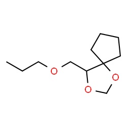 1,3-Dioxaspiro[4.4]nonane,4-(propoxymethyl)-(9CI) structure