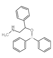 Borinic acid,diphenyl-, a-[(methylamino)methyl]benzylester (8CI) structure