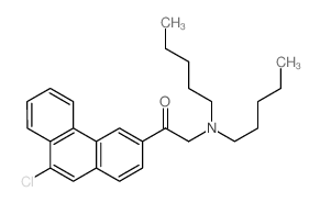 1-(9-chlorophenanthren-3-yl)-2-(dipentylamino)ethanone结构式
