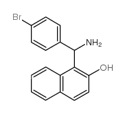 1-[AMINO-(4-BROMO-PHENYL)-METHYL]-NAPHTHALEN-2-OL structure