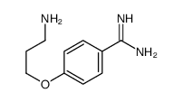 Benzenecarboximidamide, 4-(3-aminopropoxy)- (9CI) structure