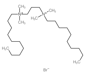 decyl-[3-(decyl-dimethyl-ammonio)propyl]-dimethyl-azanium structure