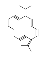 5,14-di(propan-2-ylidene)cyclotetradeca-1,3,6,12-tetrayne Structure