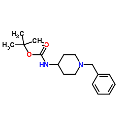 1-Benzyl-4-(N-Boc-amino)piperidine structure