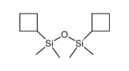 1,3-dicyclobutyl-1,1,3,3-tetramethyldisiloxane Structure