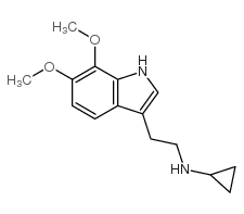 1H-Indole-3-ethanamine, N-cyclopropyl-6,7-dimethoxy- Structure