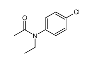 N-(4-chlorophenyl)-N-ethylacetamide结构式