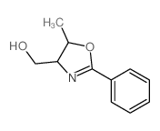 (5-methyl-2-phenyl-4,5-dihydro-1,3-oxazol-4-yl)methanol Structure