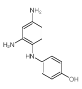 Phenol,4-[(2,4-diaminophenyl)amino]- Structure