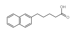 5-naphthalen-2-ylpentanoic acid结构式