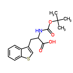 3-(苯并[b]噻吩-3-基)-2-(叔丁氧基羰基氨基)丙酸图片