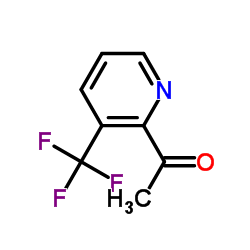 1-[3-(Trifluoromethyl)-2-pyridinyl]ethanone结构式