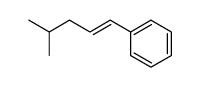 (E)-(4-methylpent-1-en-1-yl)benzene Structure