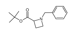 tert-butyl N-benzylazetidine-2-carboxylate结构式