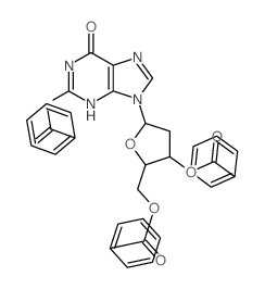 Guanosine, N-benzoyl-2'-deoxy-, 3',5'-dibenzoate (9CI)结构式