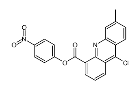 (4-nitrophenyl) 9-chloro-6-methylacridine-4-carboxylate Structure