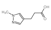 3-(1-甲基-1H-4-吡唑基)-丙酸结构式