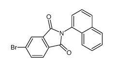 5-bromo-2-naphthalen-1-ylisoindole-1,3-dione结构式