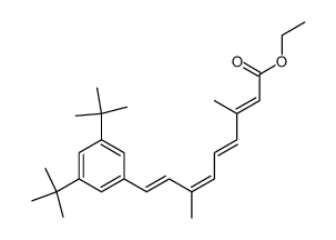 (2E,4E,6Z,8E)-9-(3,5-Di-tert-butyl-phenyl)-3,7-dimethyl-nona-2,4,6,8-tetraenoic acid ethyl ester结构式