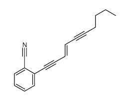 2-dec-3-en-1,5-diynylbenzonitrile Structure