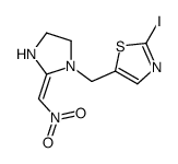 2-iodo-5-[[2-(nitromethylidene)imidazolidin-1-yl]methyl]-1,3-thiazole Structure