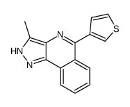 3-methyl-5-thiophen-3-yl-2H-pyrazolo[4,3-c]isoquinoline结构式