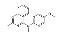 N-(5-methoxypyrimidin-2-yl)-N,2-dimethylquinazolin-4-amine结构式