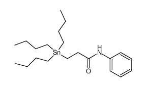 N-phenyl-3-(tri-n-butylstannyl)propionamide结构式