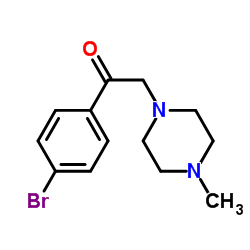 1-(4-Bromophenyl)-2-(4-methylpiperazin-1-yl)ethanone structure
