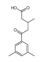 5-(3,5-DIMETHYLPHENYL)-3-METHYL-5-OXOVALERIC ACID Structure