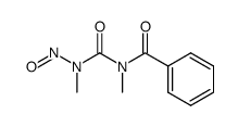 N'-benzoyl-N,N'-dimethyl-N-nitrosourea Structure