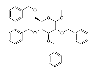 methyl-2,3,4,6-tetra-o-benzyl-d-glucopyranoside Structure