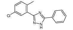 3-(5-Chloro-o-tolyl)-5-phenyl-1H-1,2,4-triazole结构式