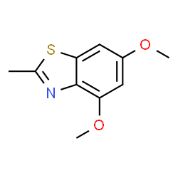 4,6-Dimethoxy-2-methylbenzothiazole结构式