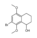 7-bromo-5,8-dimethoxy-1,2,3,4-tetrahydro-1-naphthol结构式