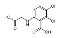 6-(carboxymethyl-amino)-2,3-dichloro-benzoic acid结构式