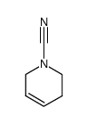 1-cyano-1,2,3,6-tetrahydropyridine结构式