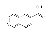 1-Methyl-6-isoquinolinecarboxylic acid结构式