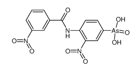 [3-nitro-4-(3-nitro-benzoylamino)-phenyl]-arsonic acid Structure