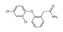 2-(2-(2,4-dichlorophenoxy)phenyl)acetamide结构式