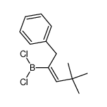 2-(dichloroboryl)-4,4-dimethyl-1-phenyl-2-pentene Structure