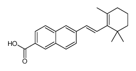6-(2-(2,6,6-trimethyl-1-cyclohexen-1-yl)ethen-1-yl)-2-naphthalenecarboxylic acid结构式
