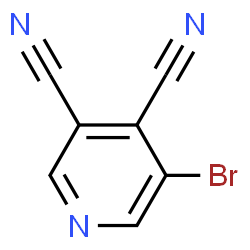 Cinchomerononitrile,5-bromo- (4CI) Structure