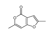 2,6-dimethylfuro[3,2-c]pyran-4-one Structure