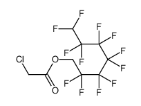 2,2,3,3,4,4,5,5,6,6,7,7-dodecafluoroheptyl 2-chloroacetate结构式