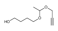 4-(1-prop-2-ynoxyethoxy)butan-1-ol结构式