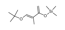 1-tert-Butoxy-3-<(trimethylsilyl)oxy>-2-methyl-1,3-butadiene Structure