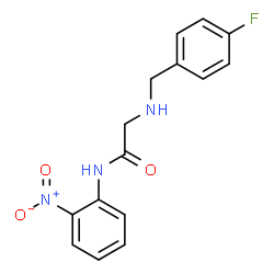 2-[(4-FLUOROBENZYL)AMINO]-N-(2-NITROPHENYL)ACETAMIDE structure