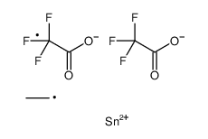 [ethyl-methyl-(2,2,2-trifluoroacetyl)oxystannyl] 2,2,2-trifluoroacetate结构式